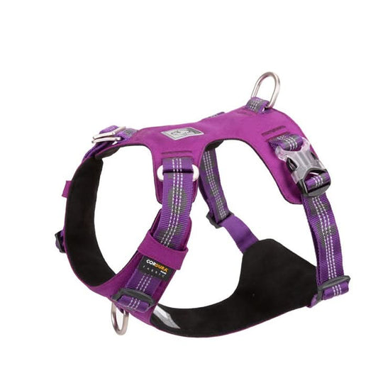 True Love Lightweight Reflective Harness - Purple, M-1