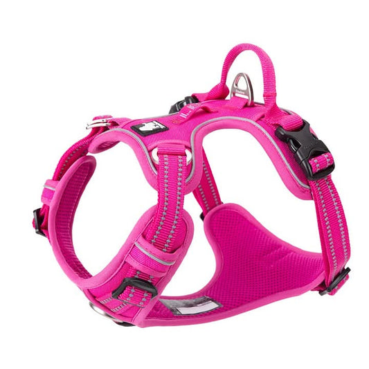True Love No Pull Explosion Proof Dog Harness - Pink, XL-1