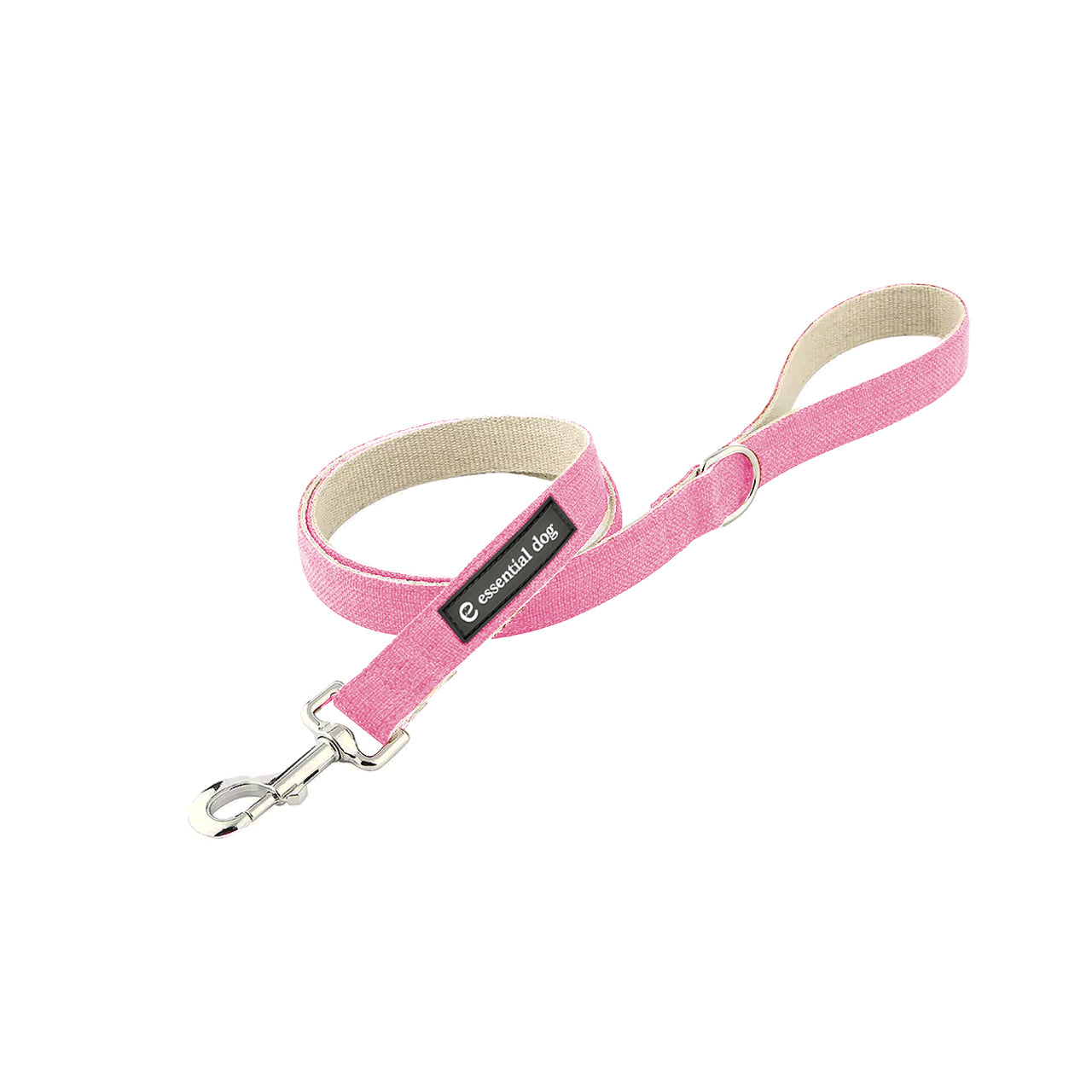 Organic Hemp & Cotton Dog Lead - Pretty in Pink-3