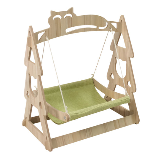 NNETM Cat Hammock Tree with Scratching Rope Lounger Bed-0