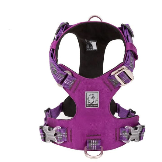 True Love Lightweight Reflective Harness - Purple, M-0