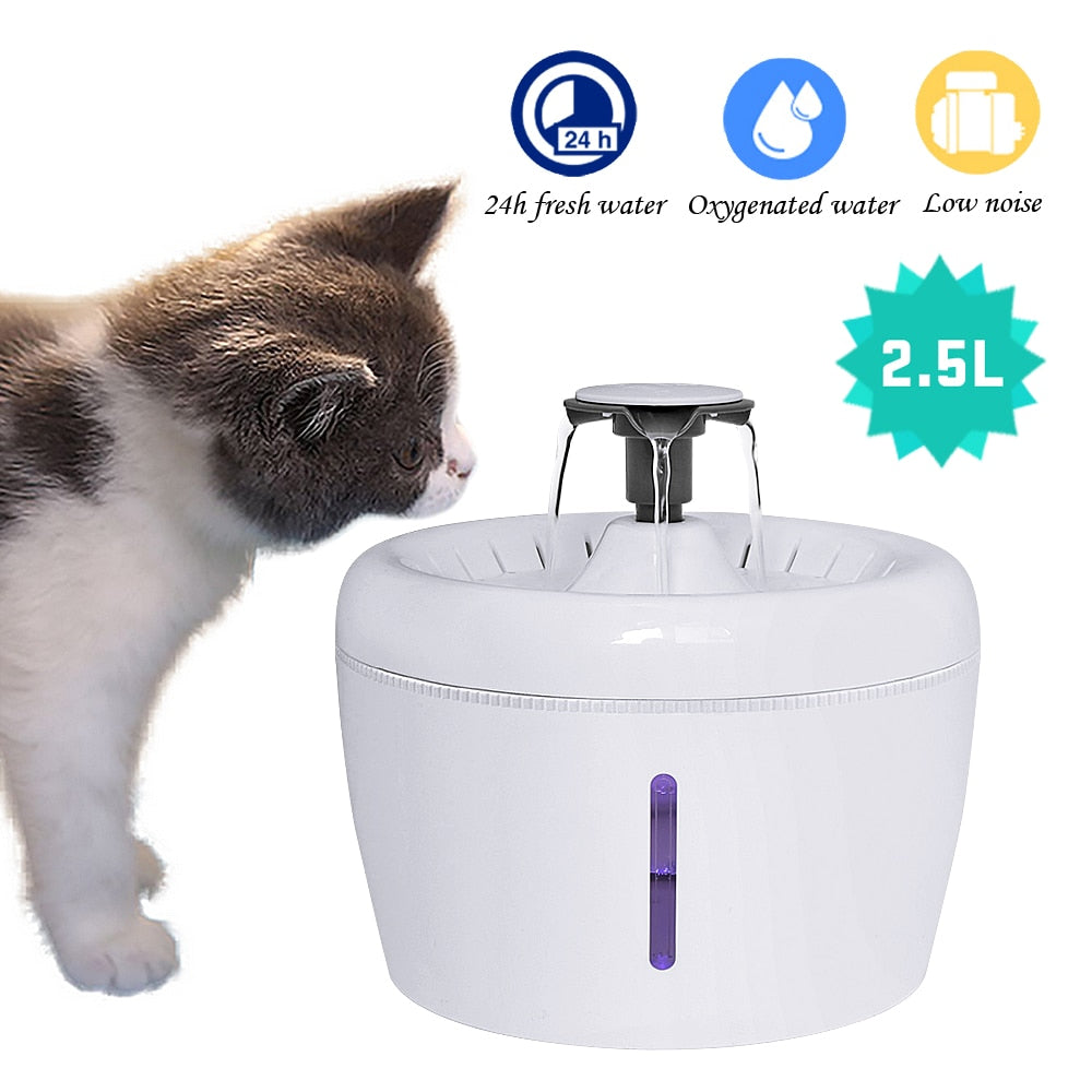 NNEOBA Automatic Cat Fountain Water Drinking-2