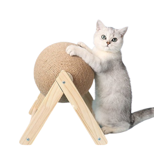 NNEOBA Cat Scratching Ball Toy Kitten Sisal Rope Ball Board Grinding Paws Toys Cats Scratcher Wear-resistant Pet Furniture supplies-1