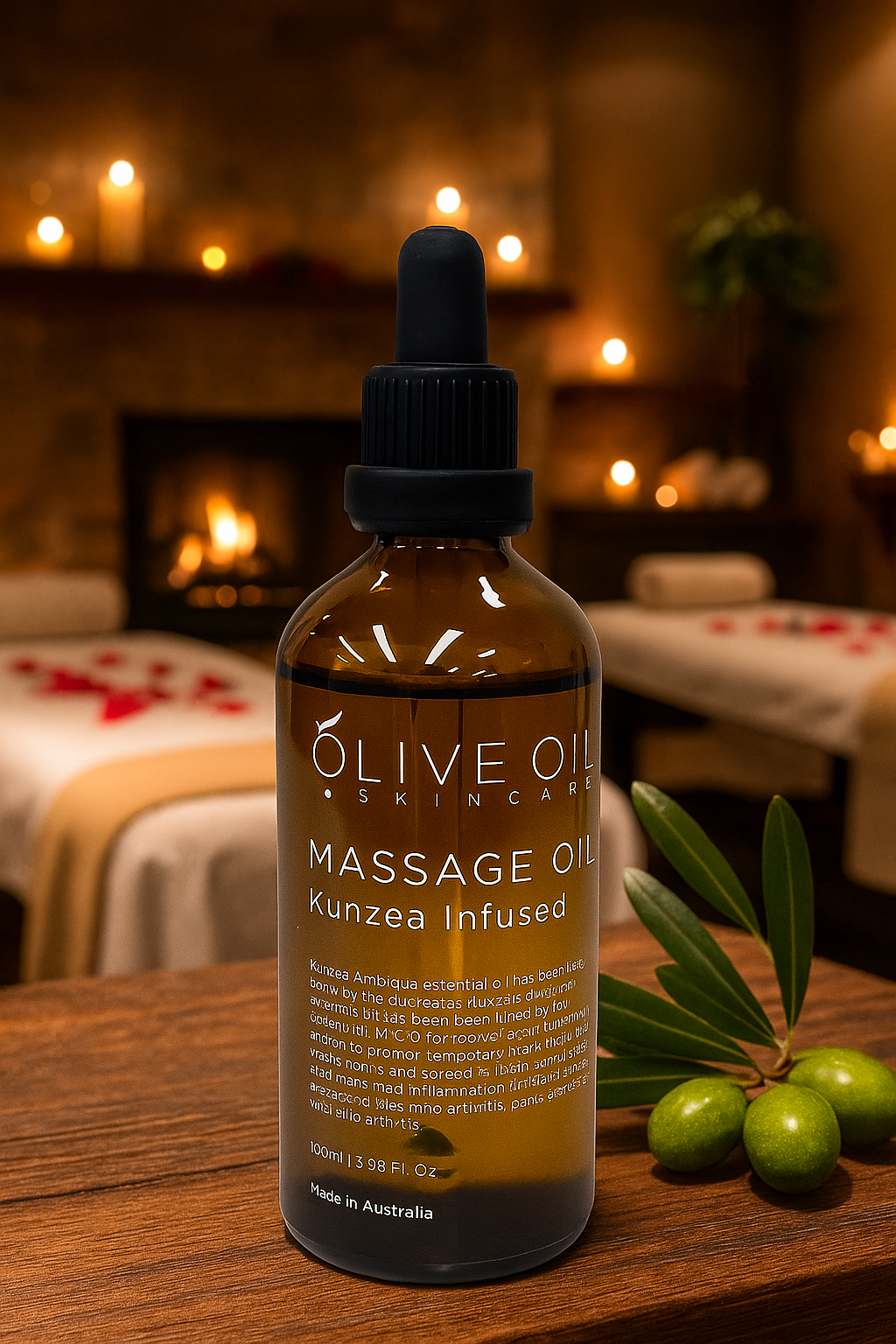 Massage Oil, 100ml- Kunzea Ambigua Infused.-2
