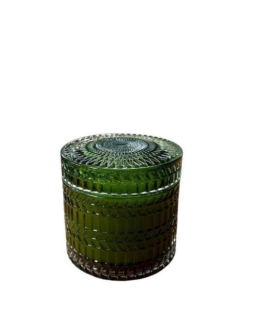 Premium Olive Oil Candle, Rose Geranium 215g-1