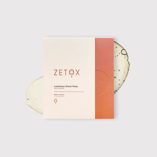 Zetox Luminous Sheet Mask 4 piece box set - Limited Stock-0