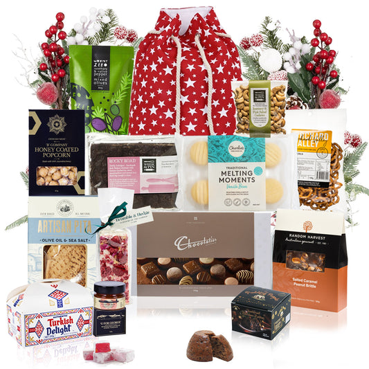 Gourmet Snacks Christmas Sack